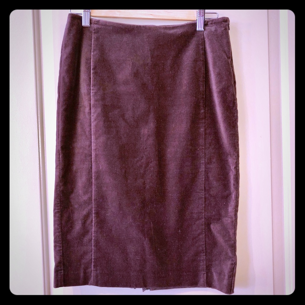 Eggplant Purple Club Monaco Pencil Skirt. Size 2.